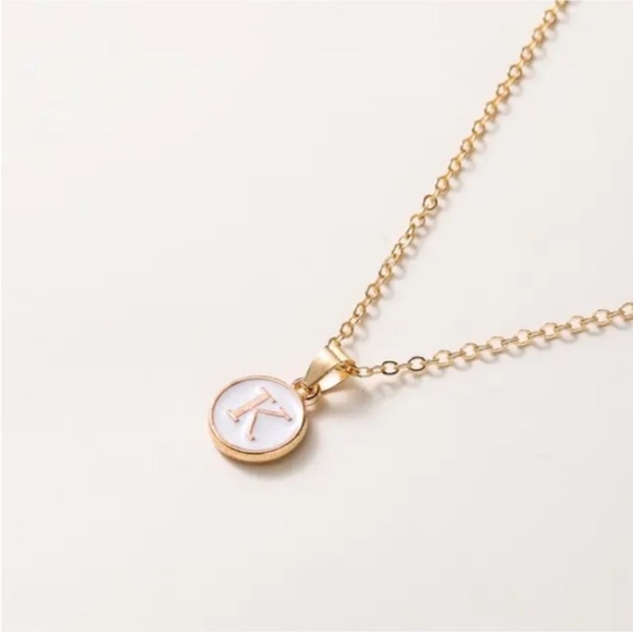 Anthropologie Jewelry - NWOT Gold Plated Initial Pendant Necklace